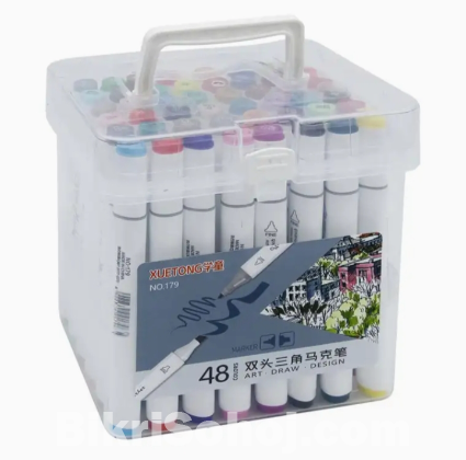 Dual Tip Art Marker Pen 48 Shades